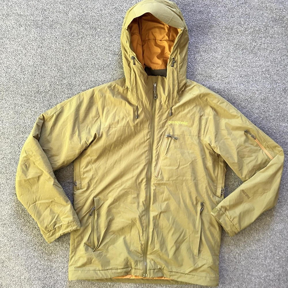 Patagonia Jacket Mens Medium Green Gore Windstopper RECCO Insulated Ski